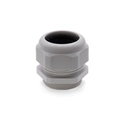 Pressacavo Maxiblock in poliammide PA6.6 con campo serraggio esteso, filettatura M63x1,5, protezione IP68 per impianti elettrici industriali