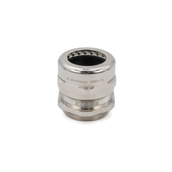 Pressacavo Maxibrass ottone nichelato campo serraggio esteso IP68 per ambienti esterni e umidi