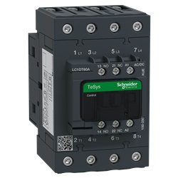 TeSys D contactor 4P 80A AC-1 up to 440V coil 100-250V AC/DC Everlink
