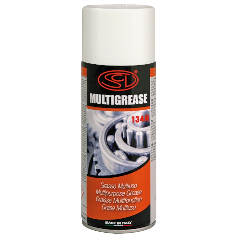 Spray grasso multiuso 400 ml lubrificante protettivo componenti elettrici meccanici manutenzione