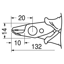 Pinza spellafili SF-30 Oblistero ergonomica resistente per elettricisti professionisti cablaggio preciso