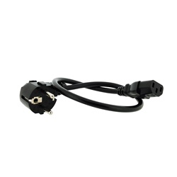 POWER CORD SCHUKO / C13 0,5M