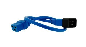 POWER CORD C19 / C20 1M BLUE