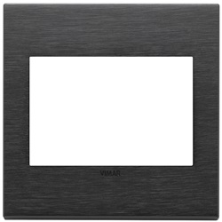 PLACCA 3M BS NERO SPAZZOLATO