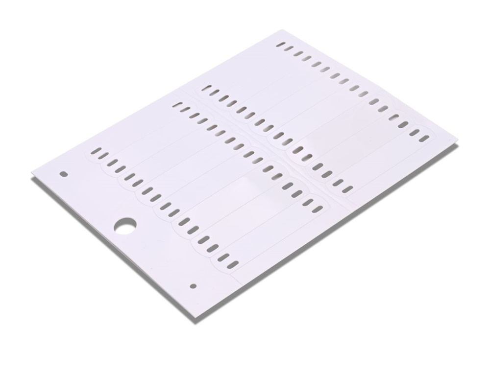 Targhetta identificativa MG-ETF 64193-SBS 13x60 mm bianca per sistemi elettrici e cablaggio