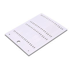 Targhetta identificativa MG-ETF 64193-SBS 13x60 mm bianca per sistemi elettrici e cablaggio