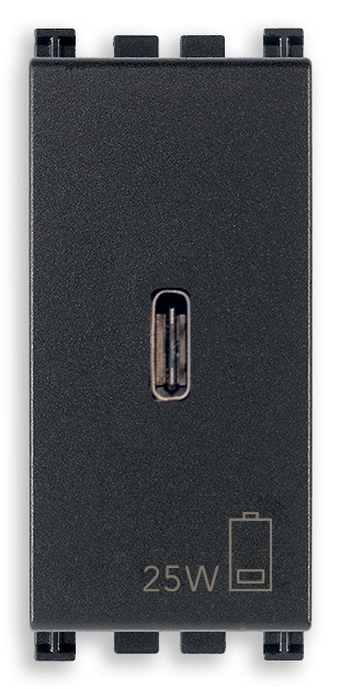 ALIMENTATORE USB C PD 25W GRIGIO