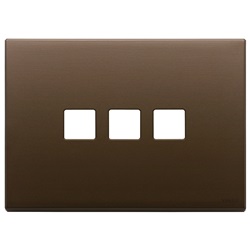 PLACCA 3MX3 FLAT BRONZO SCURO SPAZZ