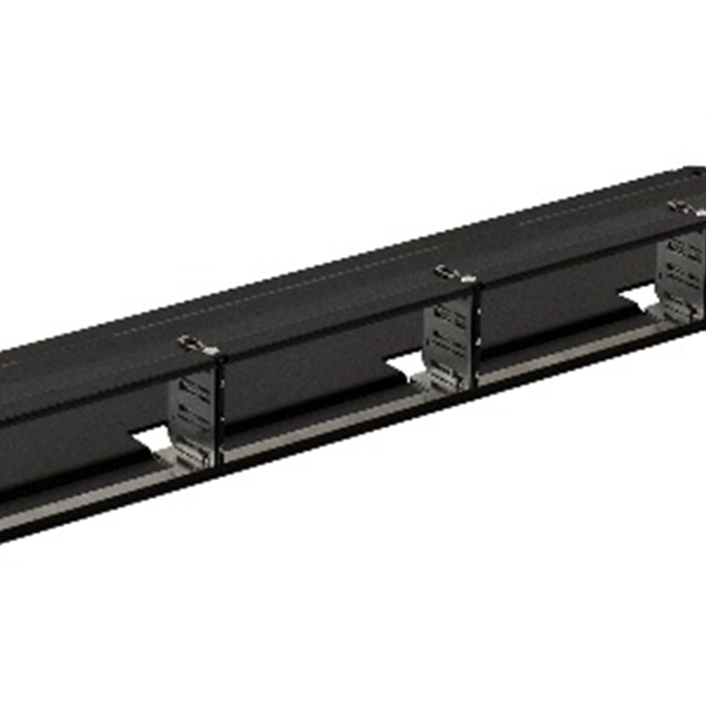 DCLINK MODULE RACK 19, 1 RU, BLACK FOR 7 HP-, 7/2 HP- AND 7/3 HP MODULES