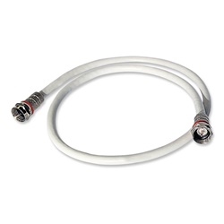 Cavetto coassiale F 50cm PVC bianco per antenne