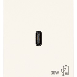 ALIMENTATORE USB C 30W PD BIANCO