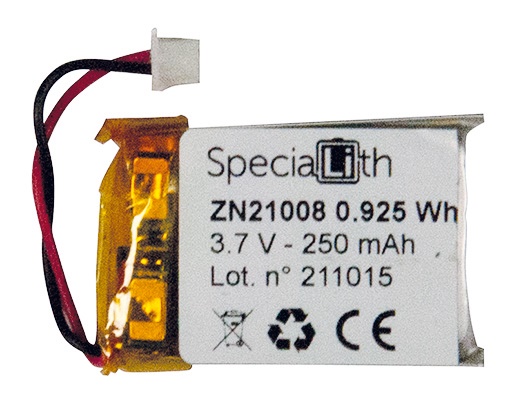 BATTERIA RICARICABILE LI-ION 3,7V 2
