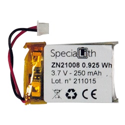BATTERIA RICARICABILE LI-ION 3,7V 2