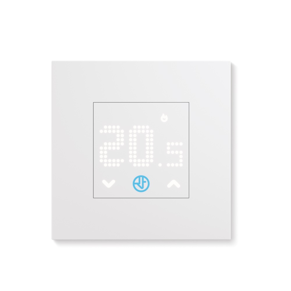 Termostato da incasso digitale 110/230V bianco con sensore esterno controllo riscaldamento ambientale