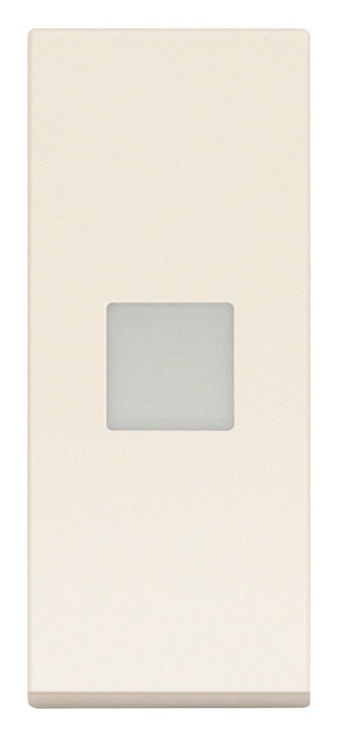 Tasto intercambiabile 1 modulo allineato diffusore illuminabile canapa per impianti elettrici