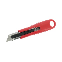 Cutter ergonomico sicurezza lama retrattile precisione taglio materiali elettrici professionale