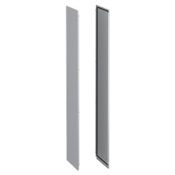 Pannelli laterali acciaio 2000x600 mm fissaggio esterno armadio elettrico PanelSeT SFN set 2 pezzi grigio RAL 7035