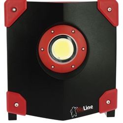 Proiettore LED multi-batteria 40W 5000lm regolabile 4 modalità per cantiere e outdoor