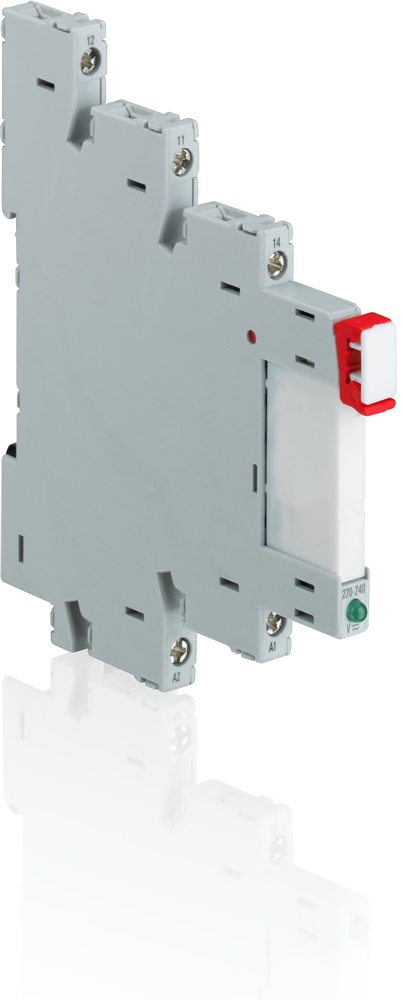 Relè interfaccia 1 contatto 6A 250VAC 230VAC/DC per impianti elettrici robusti