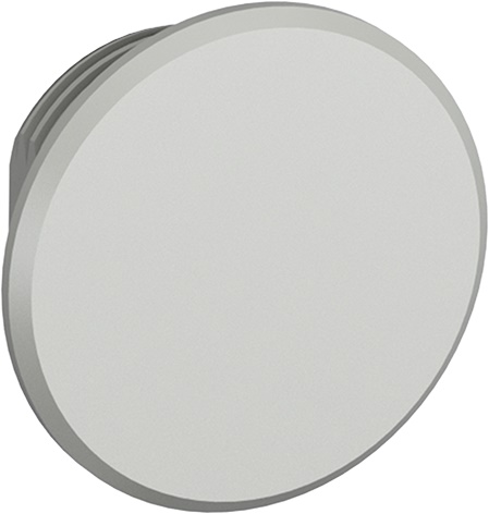 Tappo ottone grigio chiaro resistente per impianti elettrici e tubazioni