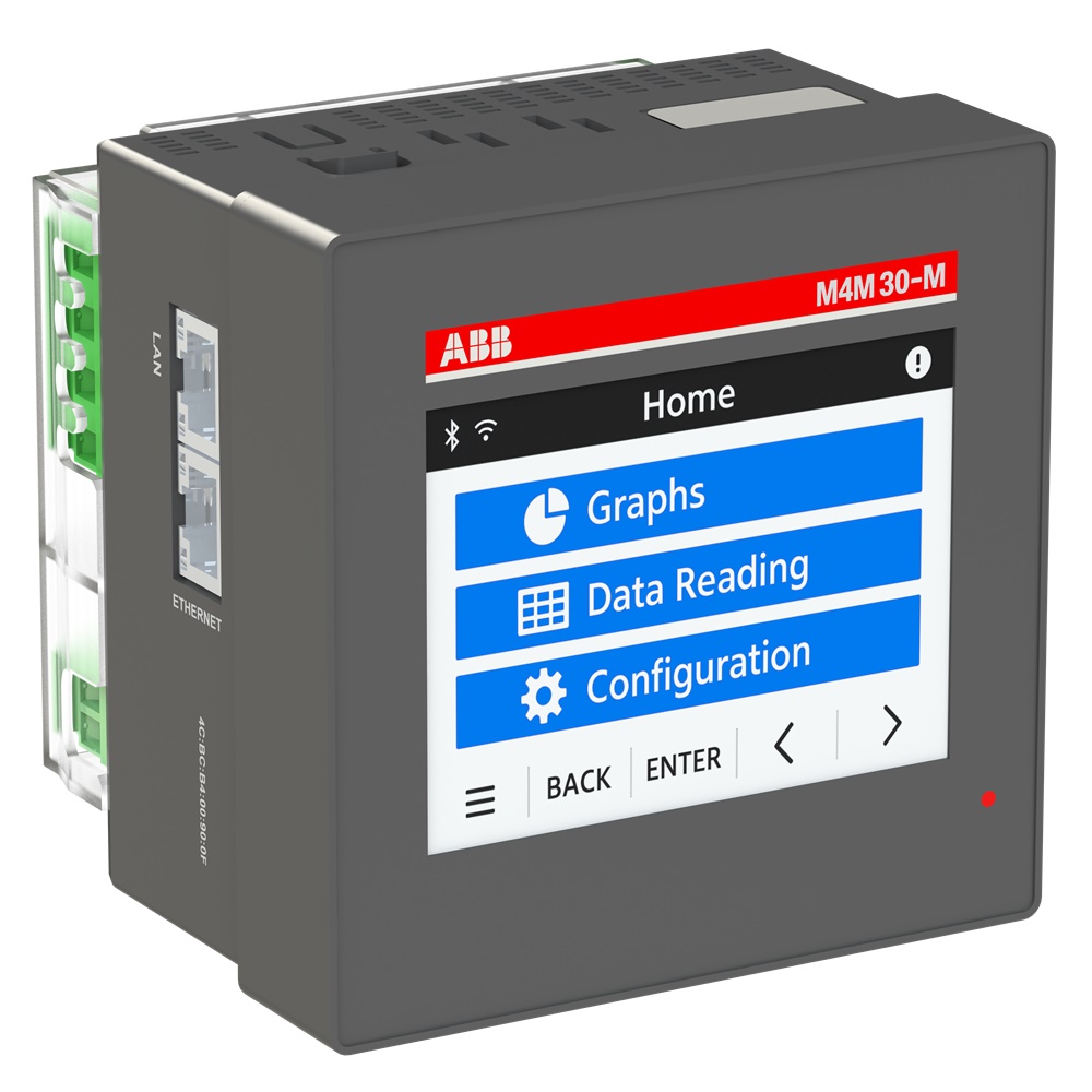 Analizzatore rete M4M 30-M Modbus TCP monitoraggio parametri elettrici industriale e civile