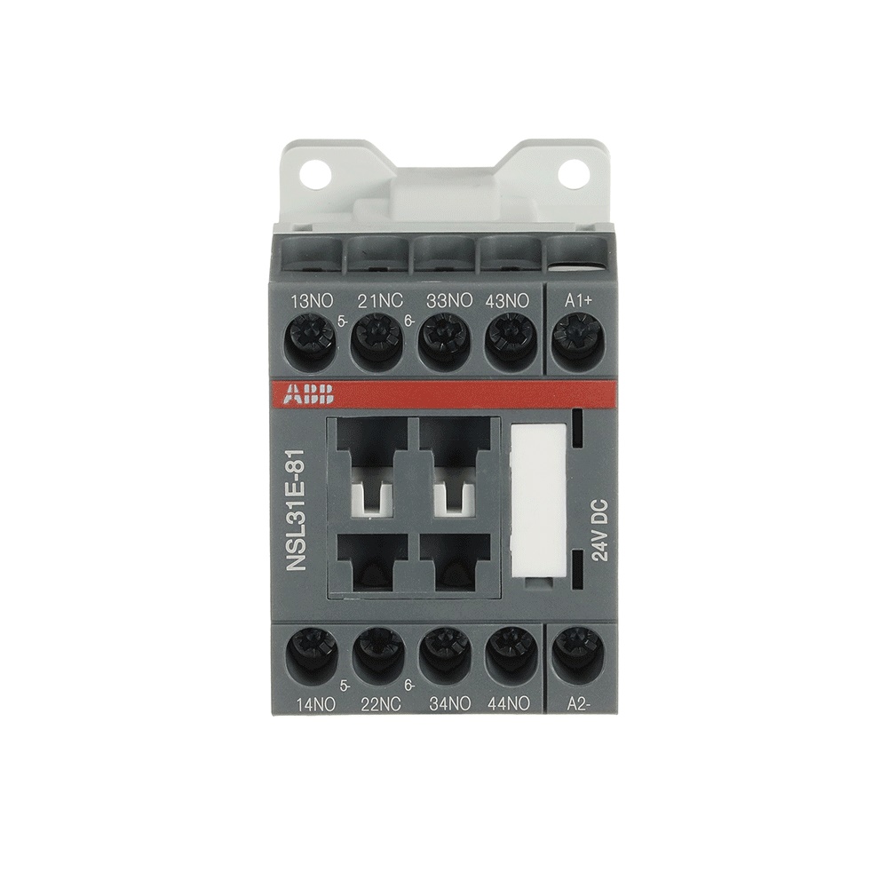 Relè ausiliario 24V CC 4 poli per controllo circuiti elettrici professionali