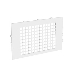 Combinatore segregazione orizzontale 2 mm x 400 mm x 230 mm per quadri elettrici professionali