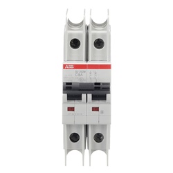 Interruttore automatico Miniature Circuit Breaker SU202M 2P 8A C 10kA per impianti residenziali e commerciali