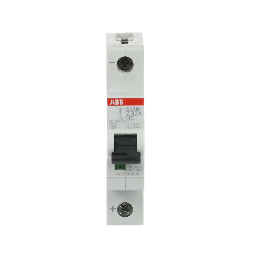 Interruttore automatico modulare S200MUC 32A Z AC/DC protezione circuiti elettrici domestici industriali
