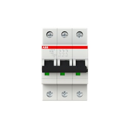Interruttore automatico S200M 3 poli 40A caratteristica B protezione sovraccarico cortocircuito impianti residenziali commerciali