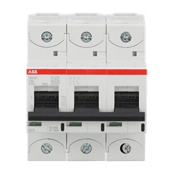 Interruttore magnetotermico S803P-C80 80A 50kA 3 poli protezione impianti elettrici residenziali e industriali