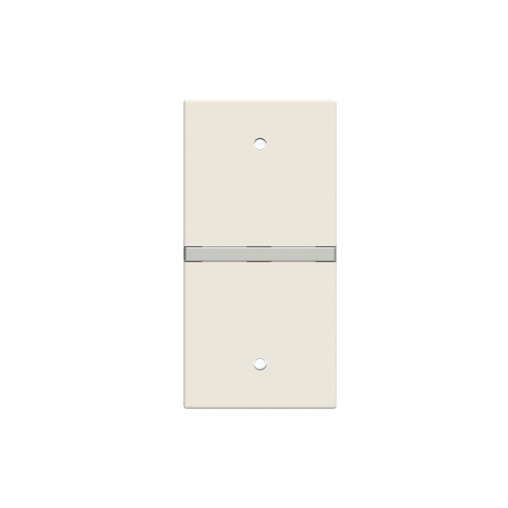 Cover interruttore bianco senza simbolo 1 modulo per impianti elettrici KNX