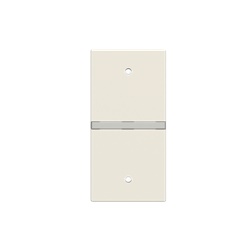 Cover interruttore bianco senza simbolo 1 modulo per impianti elettrici KNX