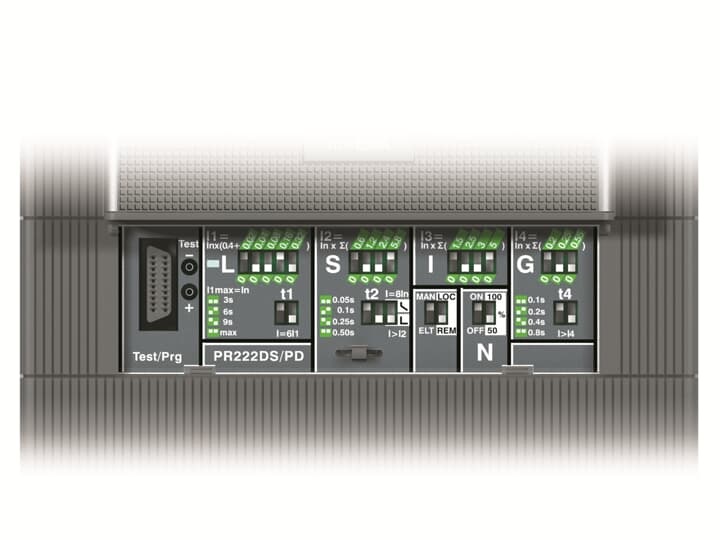 Relè stato solido 3 poli 400A MODBUS protezione sovraccarico industriale