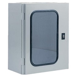 Quadro elettrico ARIA108 porta finestrata grigio RAL 7035 IP54 IK07 montaggio parete sicurezza professionale
