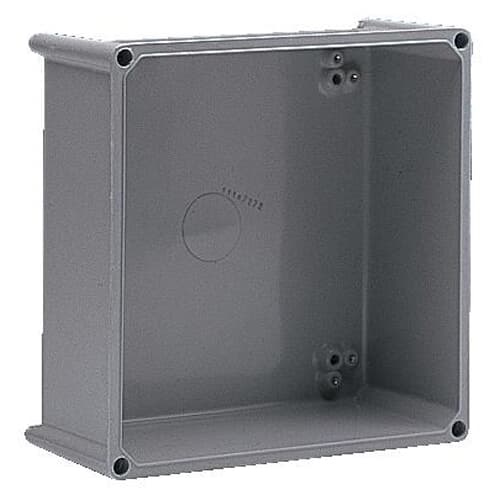 Scatola elettrica base chiusa APO 31 RAL7035 resistente per impianti elettrici