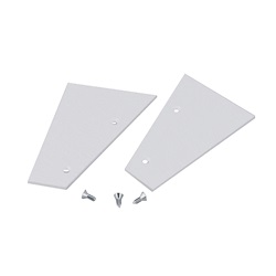 KIT 2 TAPPI VERNICIATI BIANCHI