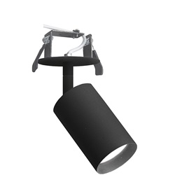 APPARECCHIO A INCASSO GU10 NERO