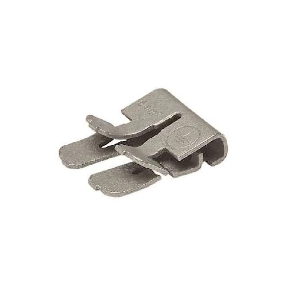 Graffetta messa a terra acciaio temprato 100 pezzi per impianti fotovoltaici cavi 6 mm² compatibile pannelli alluminio 1,5-2,5 mm