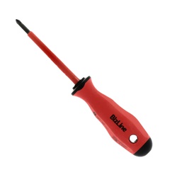 Cacciavite isolato PZ1 80mm ergonomico per elettricisti