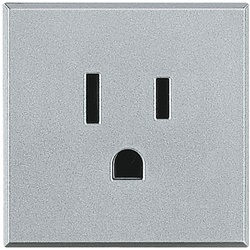 Presa 2P+T 15A 127/250Vac standard americano per uso residenziale e commerciale