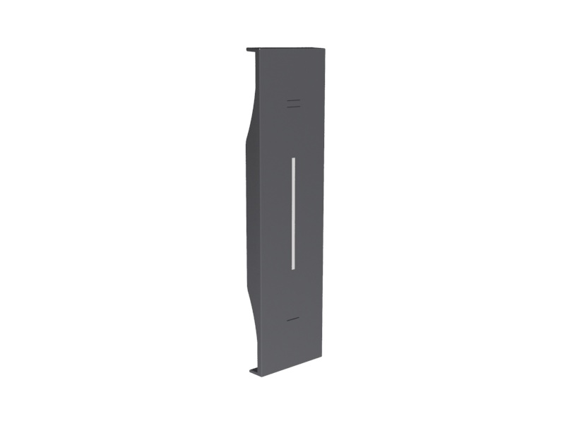 Cover comando dimmer 1 modulo nero per impianti elettrici moderni e sicuri