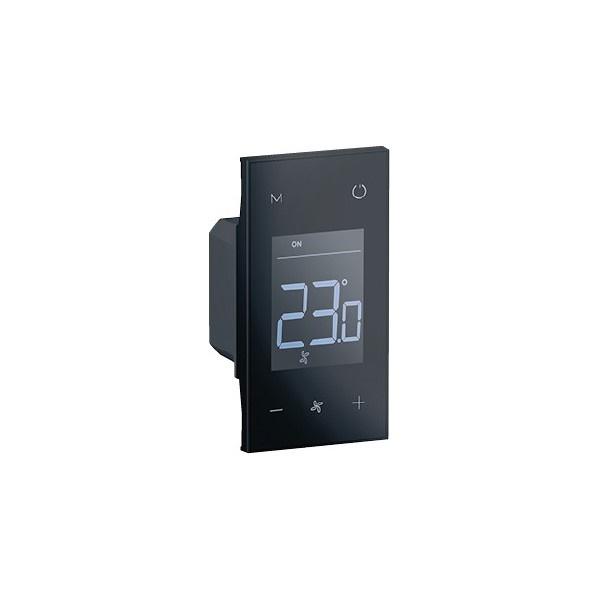 Termostato KNX Living Now nero controllo temperatura bus EIB/KNX Powernet residenziale