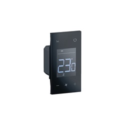 Termostato KNX Living Now nero controllo temperatura bus EIB/KNX Powernet residenziale