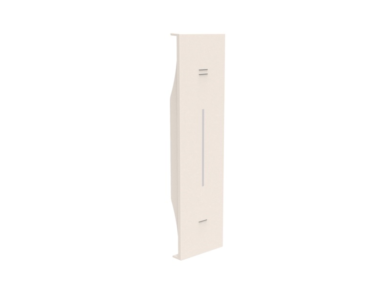 Cover illuminabile dimmer 1 modulo sabbia per impianti elettrici