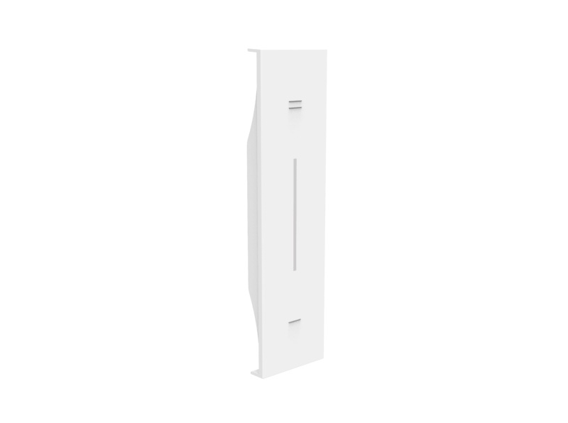 Cover illuminabile 1 modulo bianco per installazioni elettriche