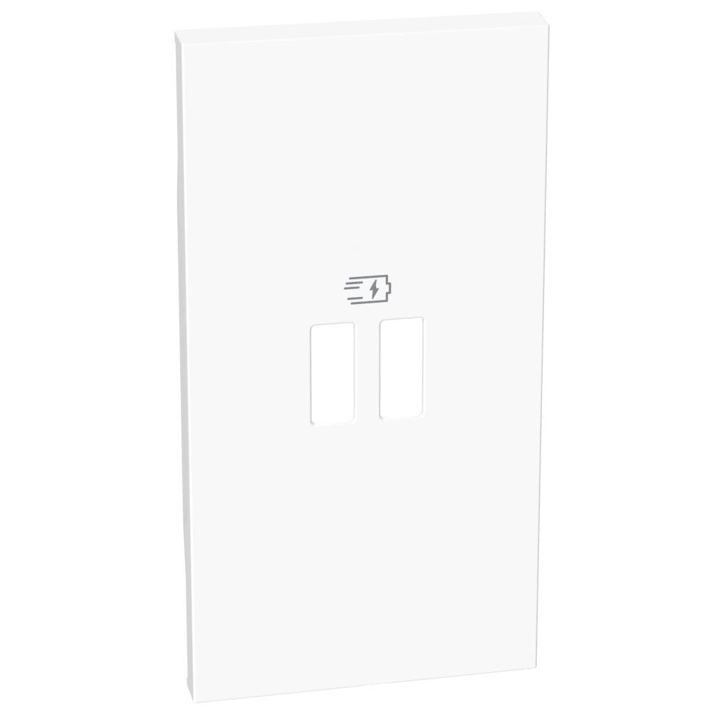 Cover Bticino Living Now Caricatore Usb PD Bianca 2M