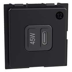 Caricatore USB Tipo C 45W Power Delivery per uso domestico e professionale
