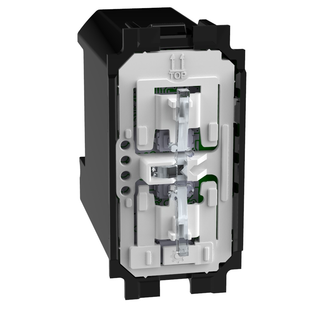 Dimmer universale pulsante 1 modulo 100-240V res-ind-cap LED fluocomp