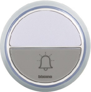 Pulsante aggiuntivo senza fili bianco per kit Comfort installazione facile uso domestico